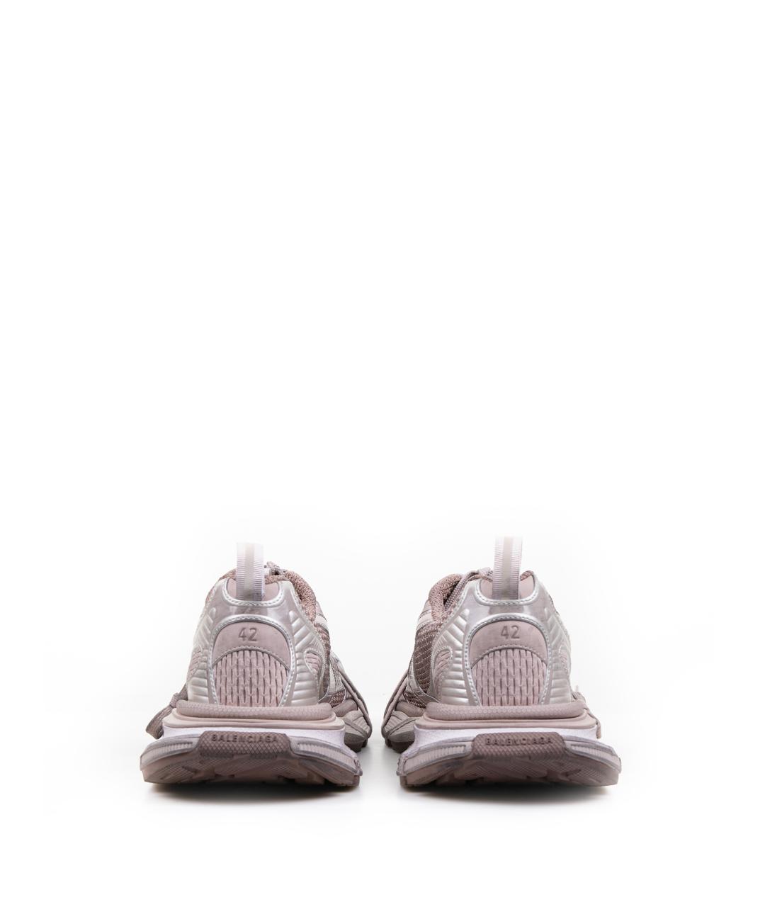 BALENCIAGA Фиолетовые синтетические низкие кроссовки / кеды, фото 3