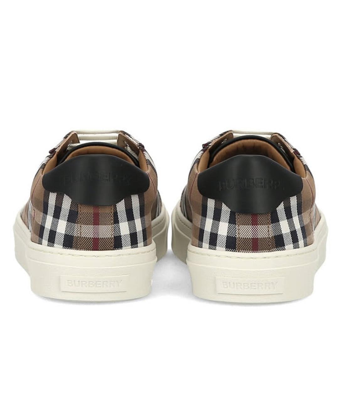 BURBERRY Бежевые низкие кроссовки / кеды, фото 2