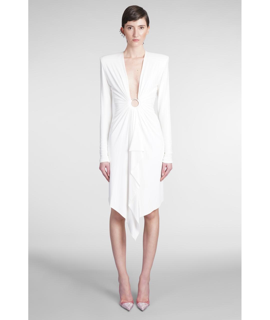 ALEXANDRE VAUTHIER Белое коктейльное платье, фото 3
