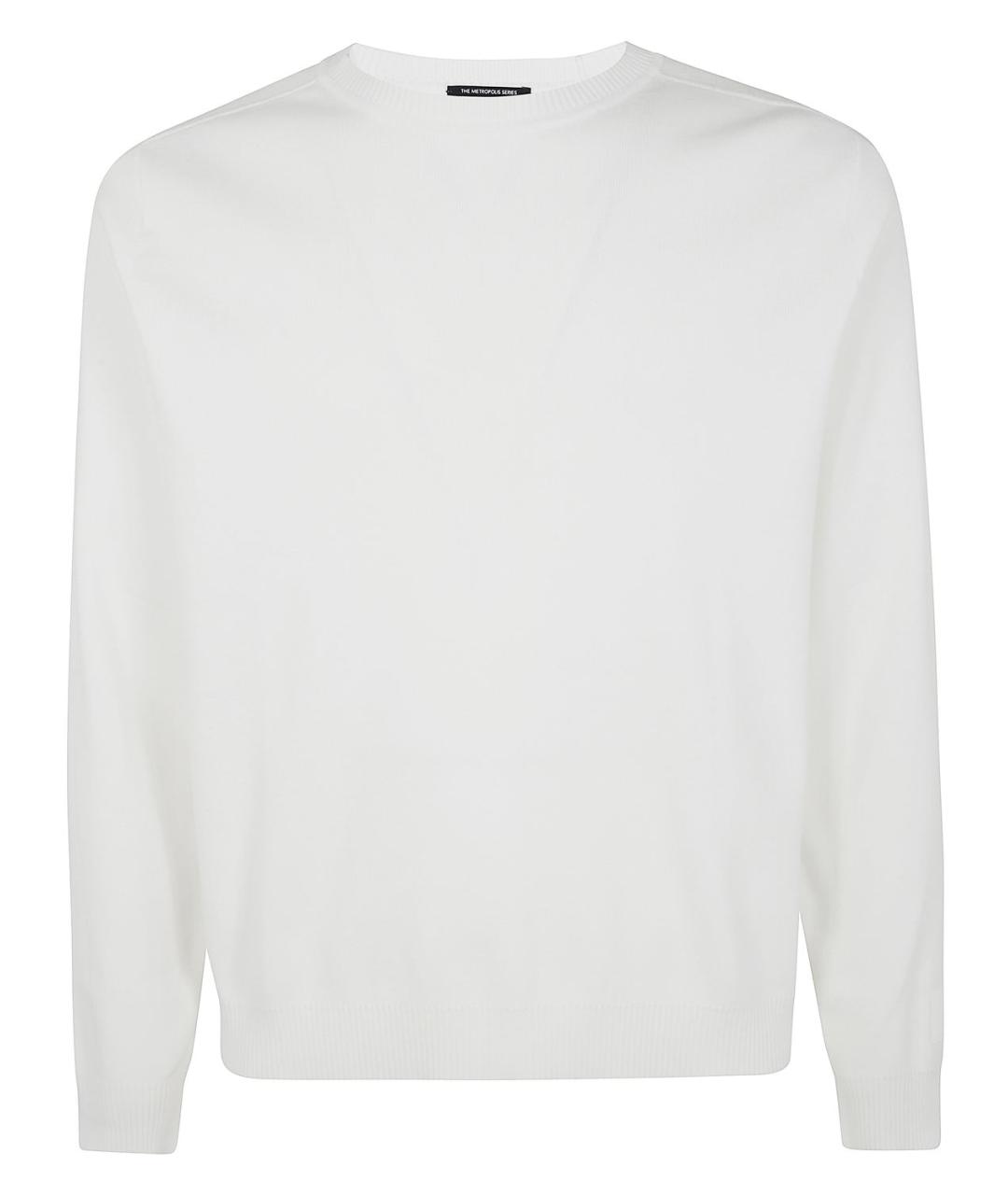 CP COMPANY Белый хлопковый джемпер / свитер, фото 1