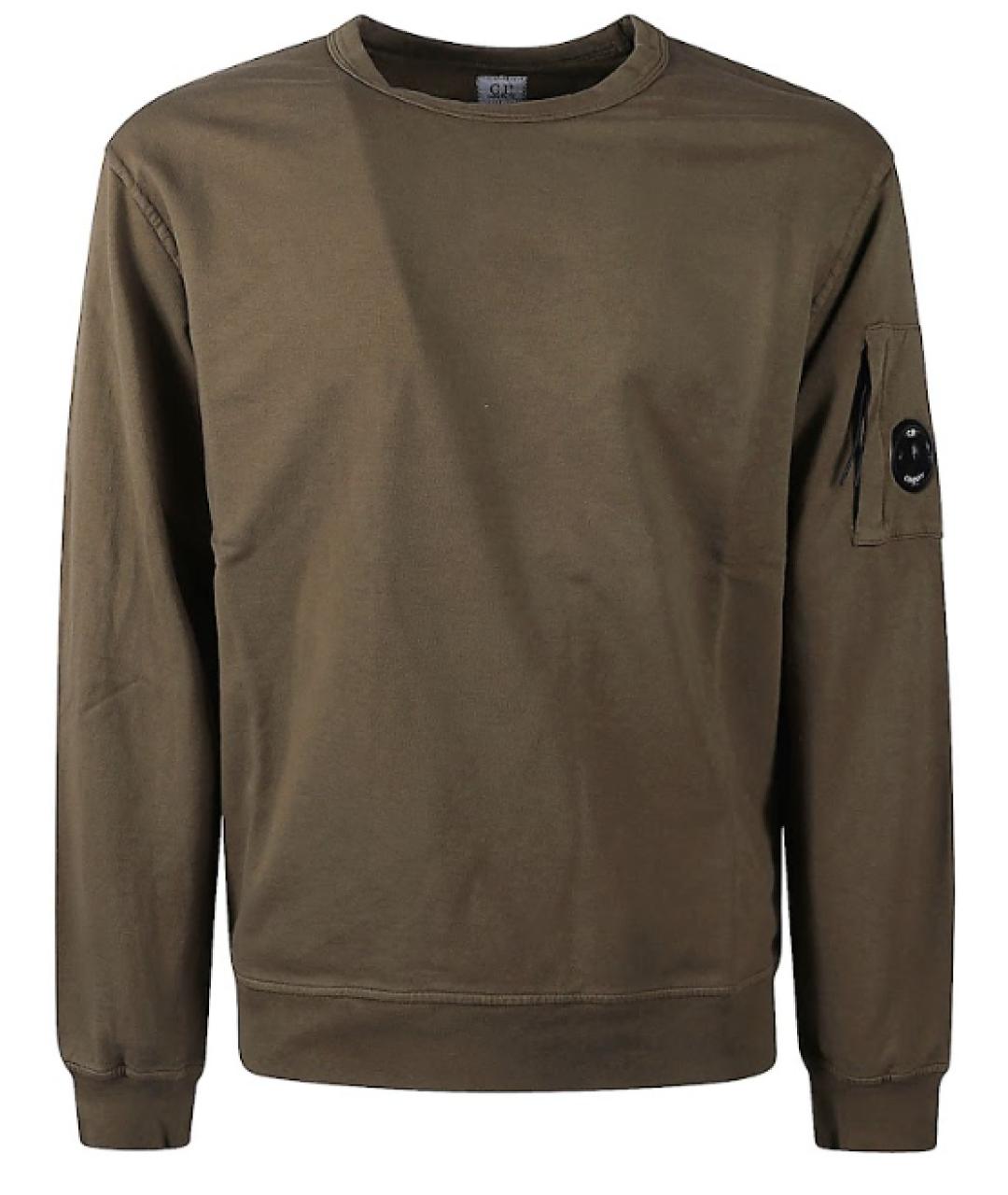CP COMPANY Коричневый хлопковый джемпер / свитер, фото 1
