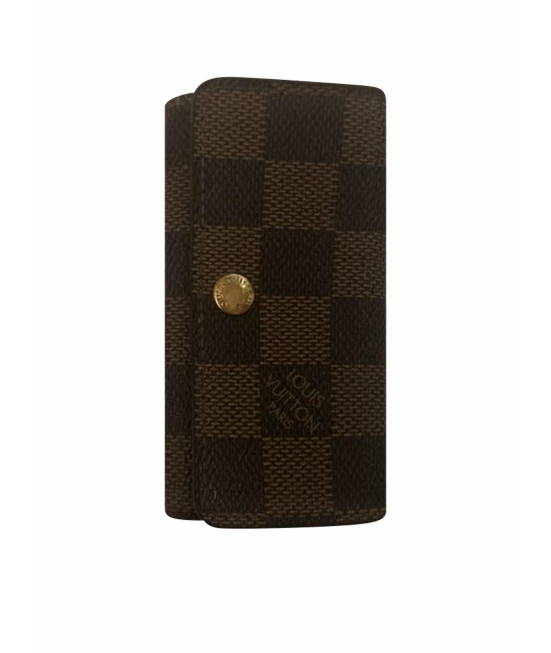 LOUIS VUITTON Коричневая ключница, фото 5