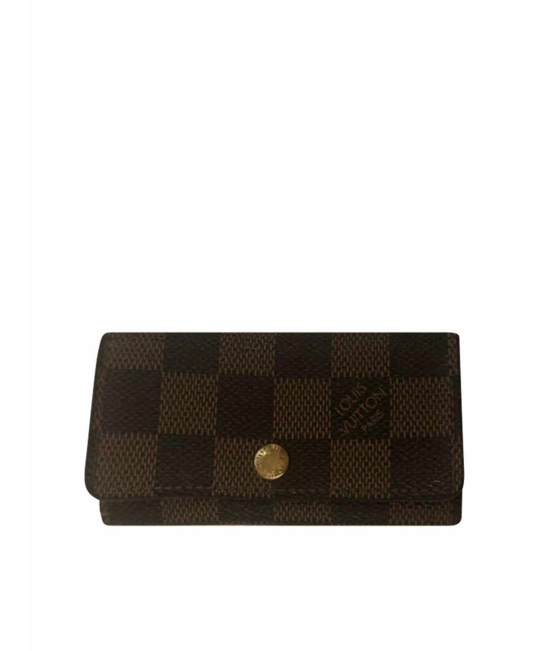 LOUIS VUITTON Коричневая ключница, фото 1