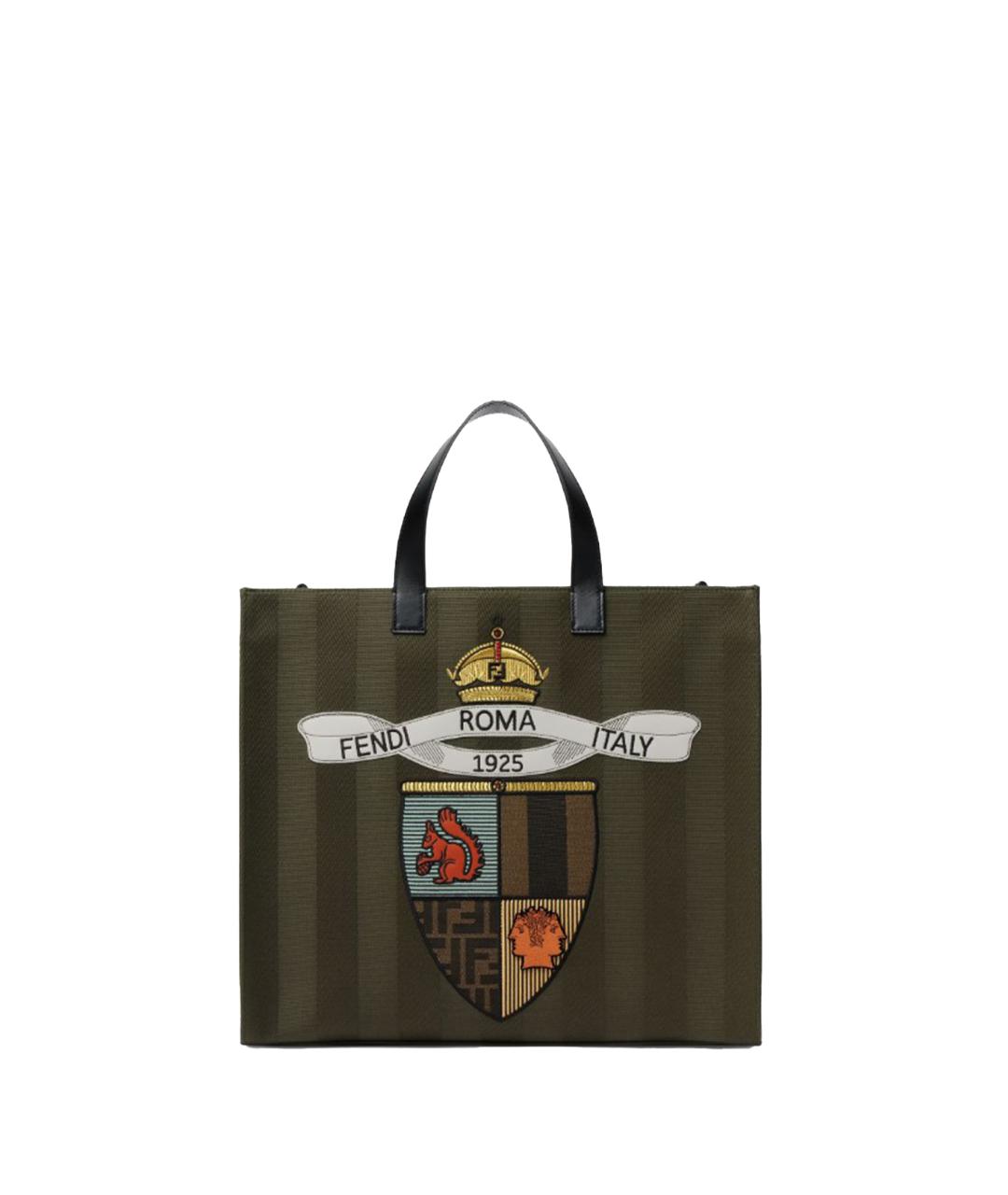 FENDI Мульти тканевая сумка тоут, фото 1