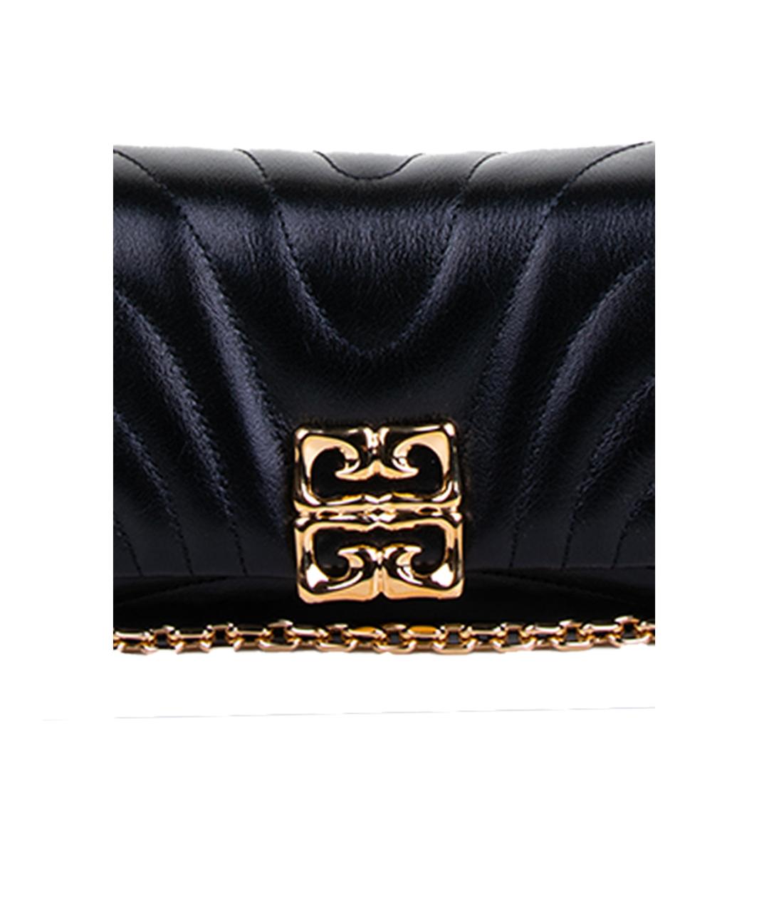 GIVENCHY Черная кожаная сумка через плечо, фото 4