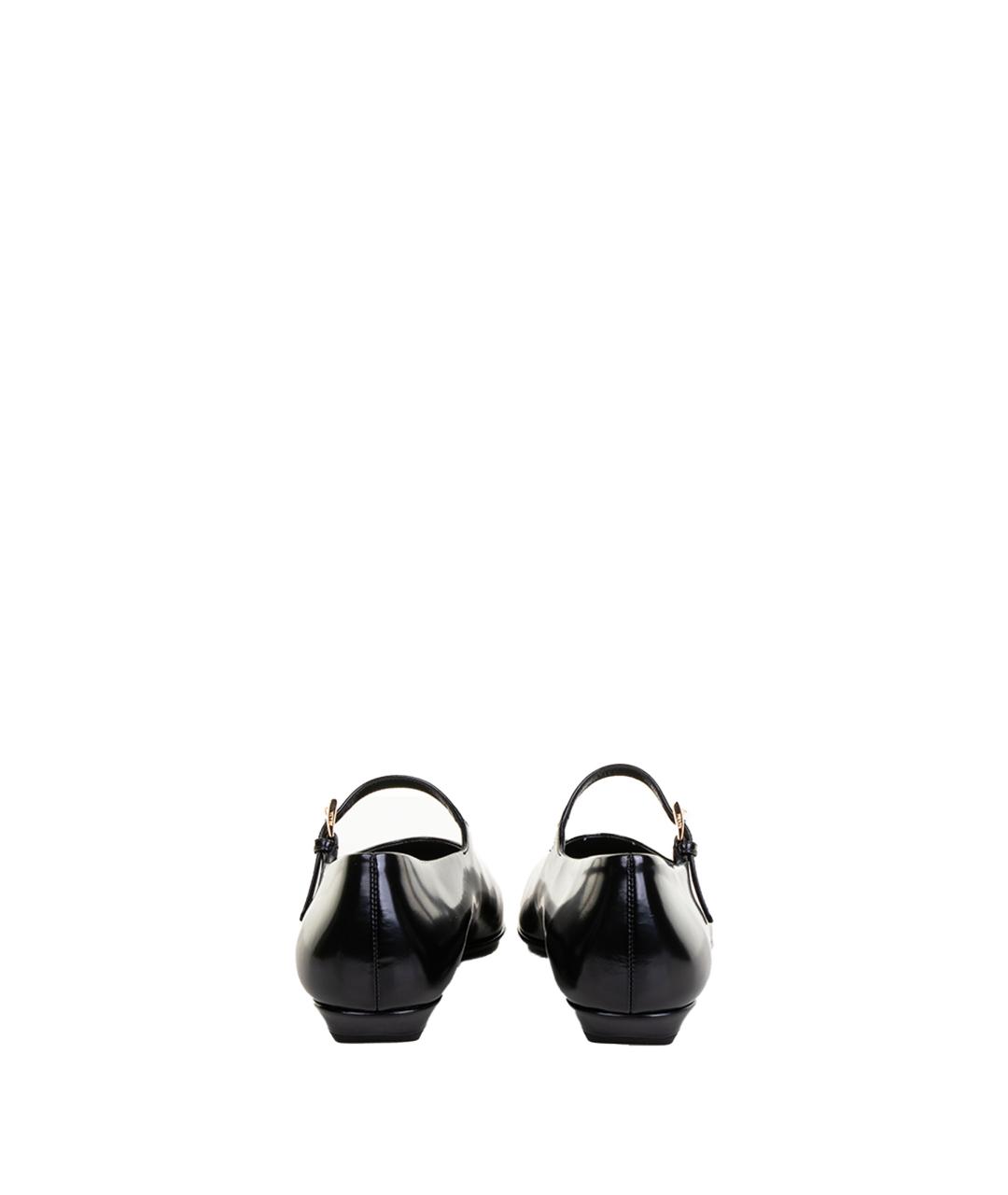 PRADA Черные кожаные туфли, фото 3