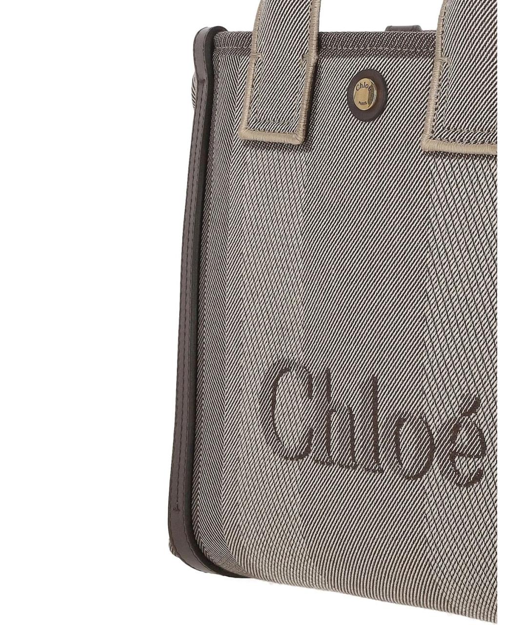 CHLOE Коричневая сумка тоут, фото 4