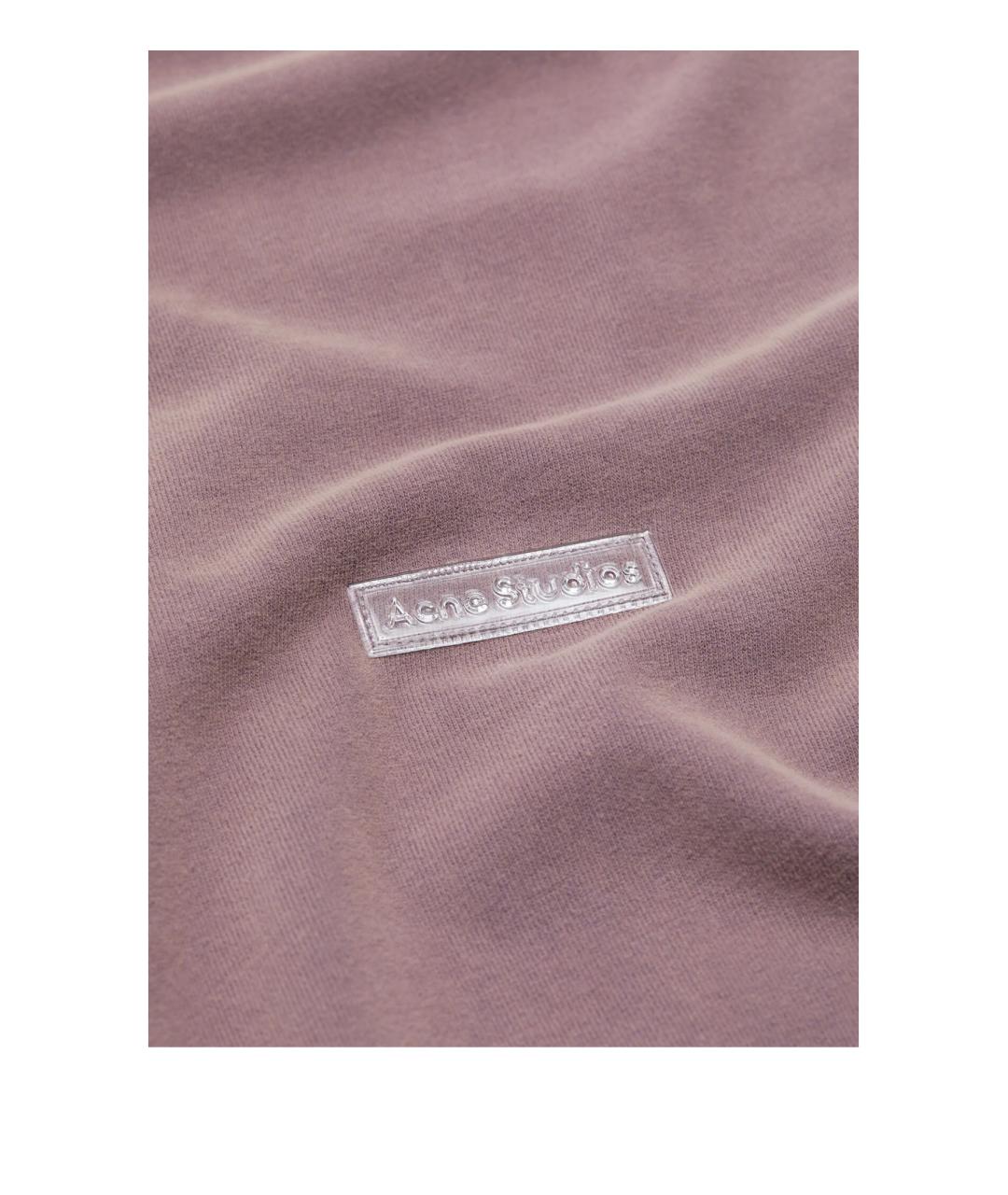 ACNE STUDIOS Розовая хлопковая футболка, фото 2