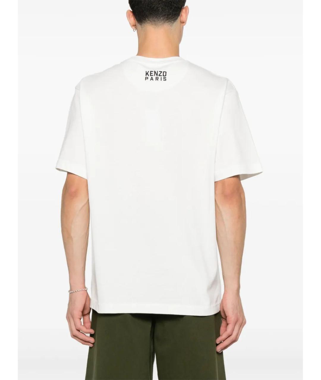 KENZO Белая футболка, фото 3