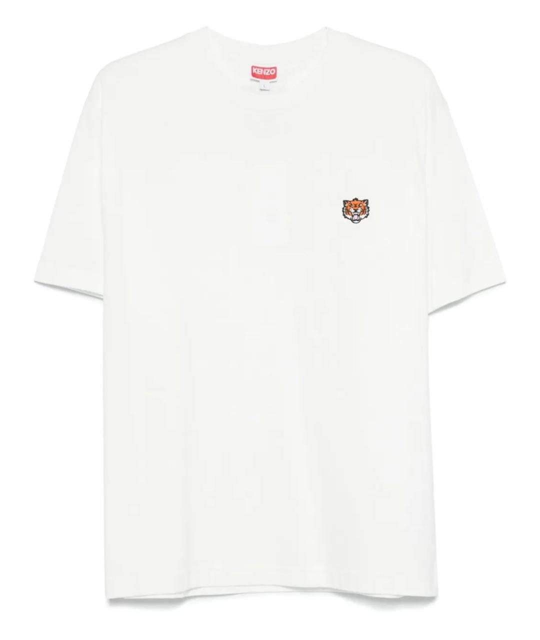 KENZO Белая футболка, фото 1