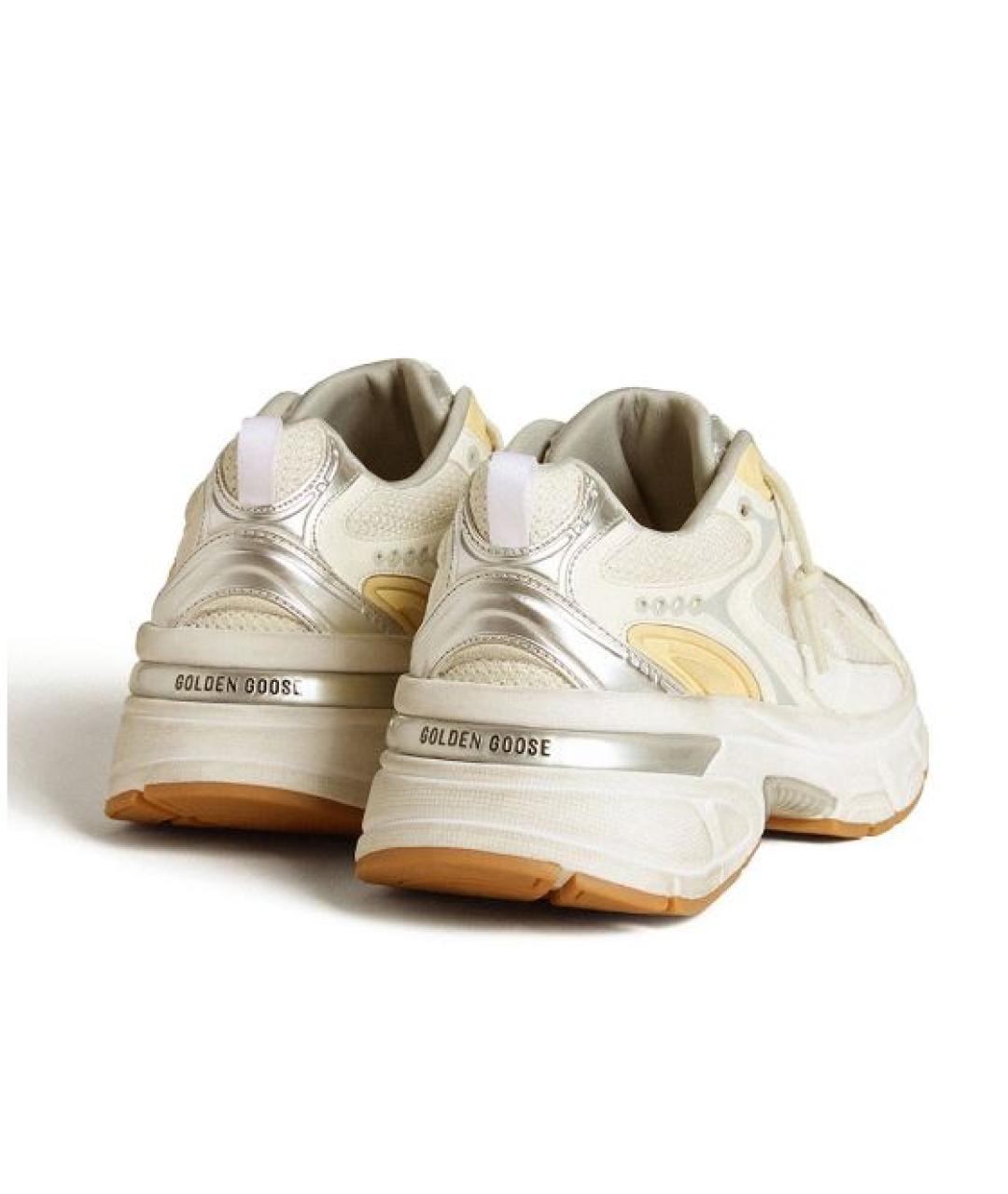 GOLDEN GOOSE DELUXE BRAND Бежевые синтетические кроссовки, фото 5