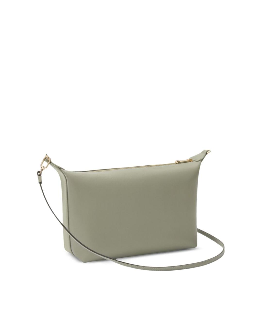 FURLA Зеленая кожаная сумка через плечо, фото 2