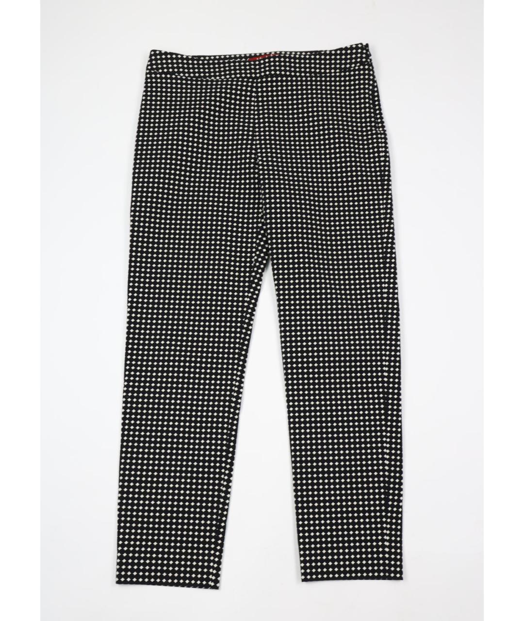 MAX MARA STUDIO Мульти хлопко-эластановые прямые брюки, фото 5