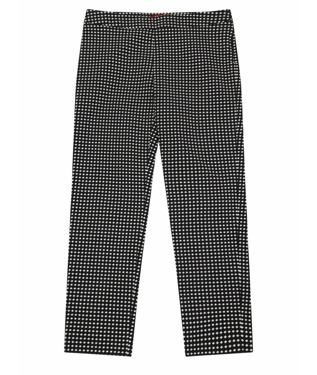 MAX MARA STUDIO Мульти хлопко-эластановые прямые брюки, фото 1