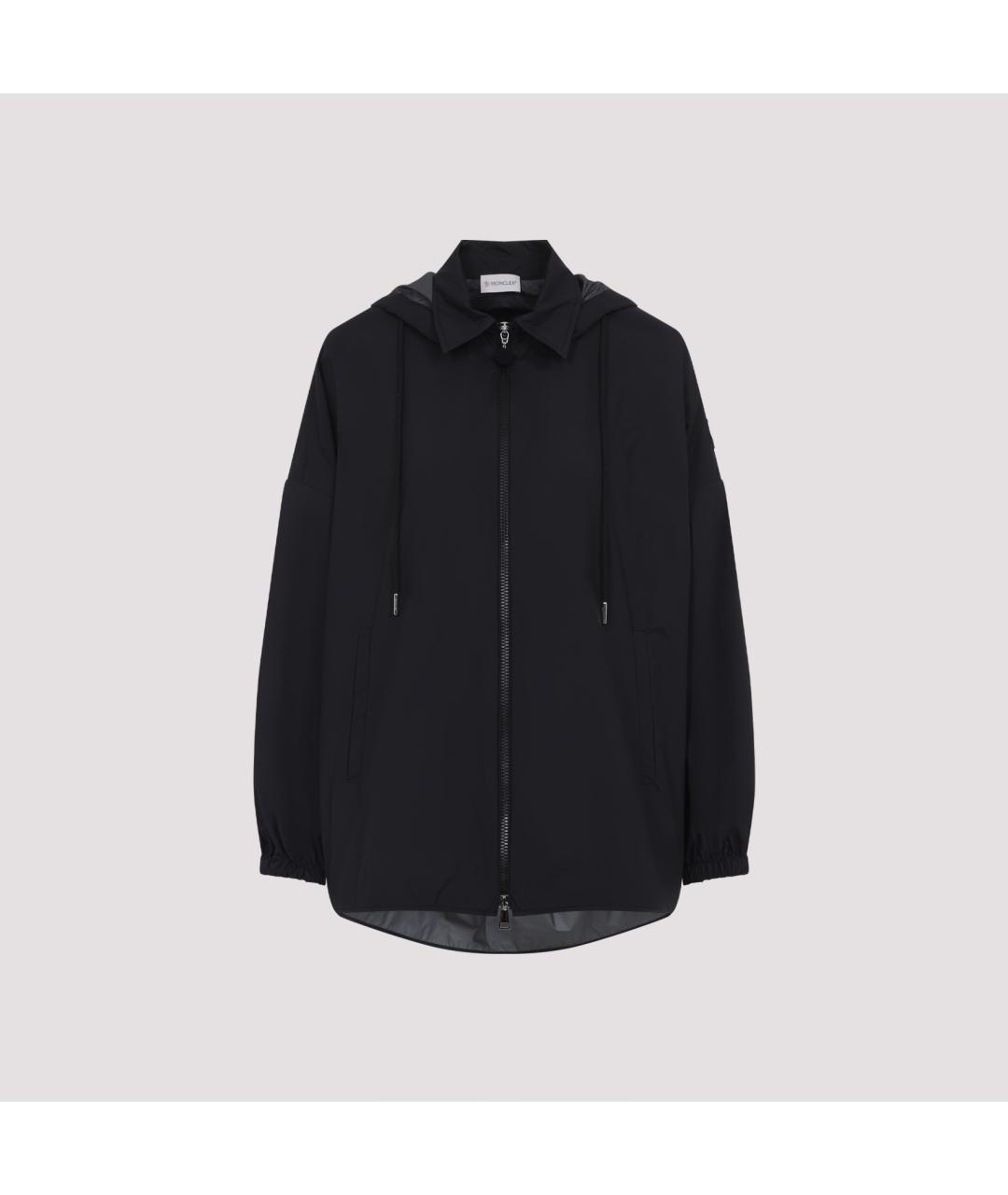 MONCLER Черная полиамидовая куртка, фото 2