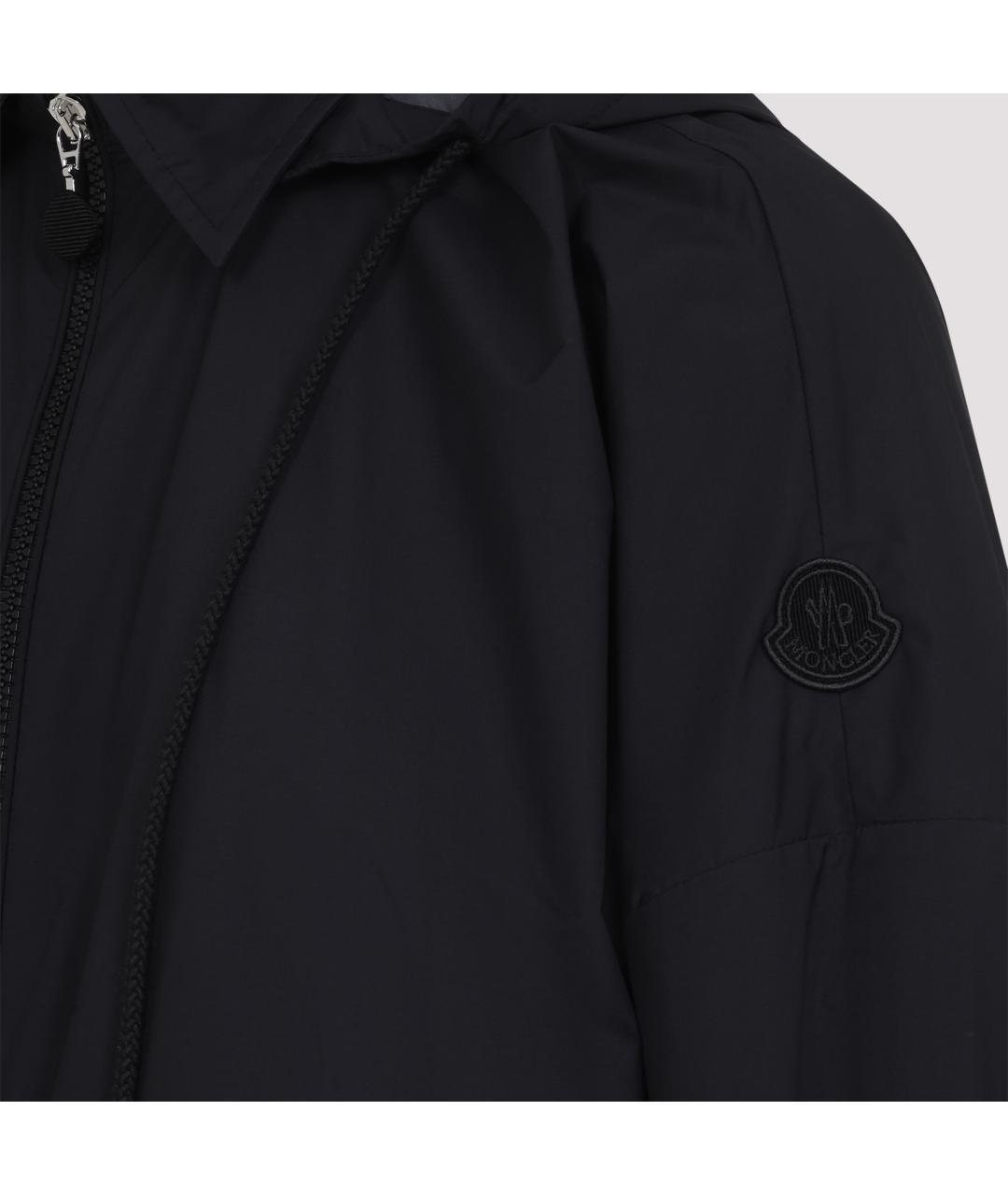 MONCLER Черная полиамидовая куртка, фото 5
