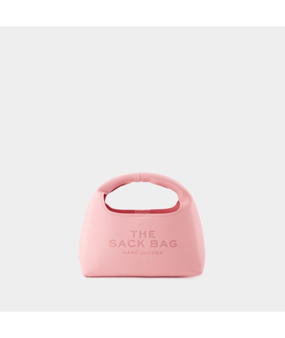 MARC JACOBS Розовая кожаная сумка с короткими ручками, фото 6
