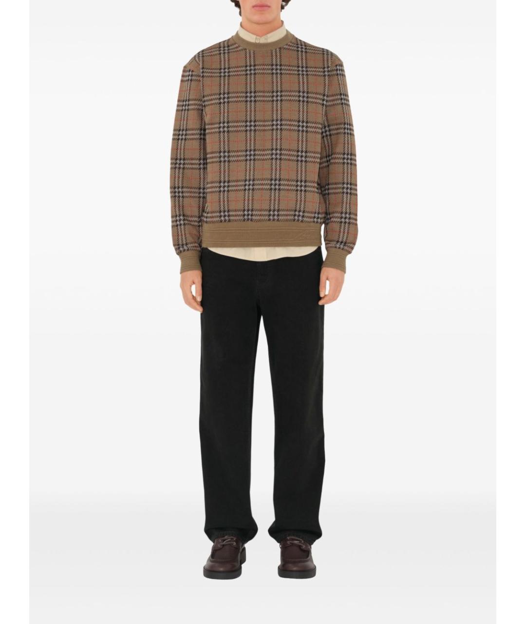 BURBERRY Бежевый джемпер / свитер, фото 3