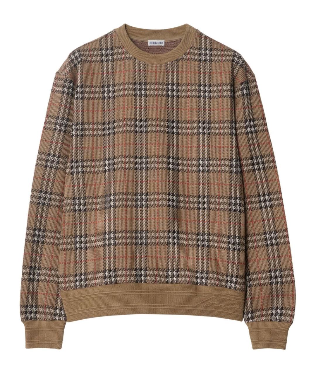 BURBERRY Бежевый джемпер / свитер, фото 1