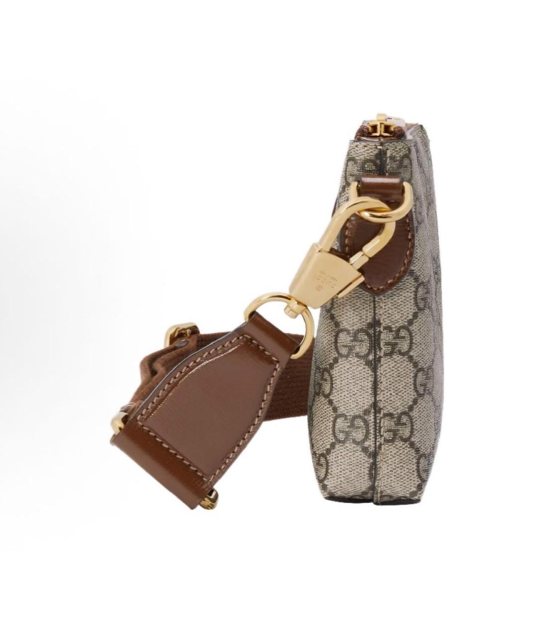 GUCCI Коричневая сумка через плечо, фото 3