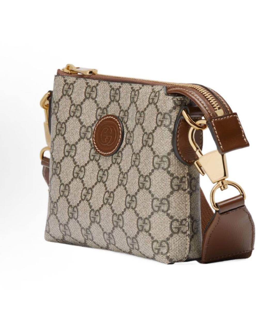 GUCCI Коричневая сумка через плечо, фото 2