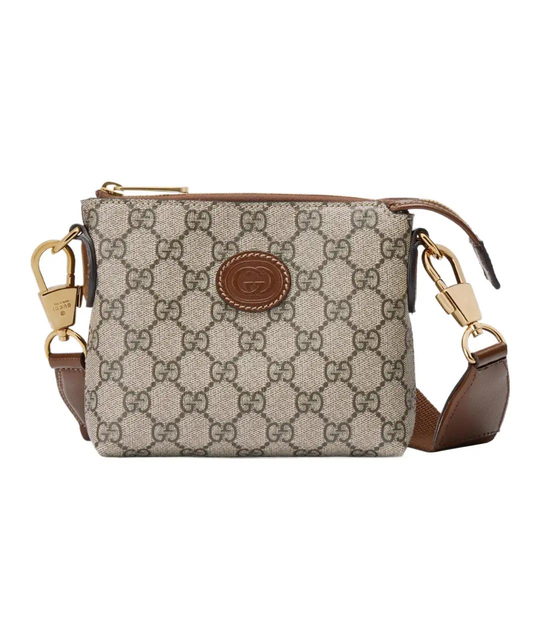 GUCCI Коричневая сумка через плечо, фото 1