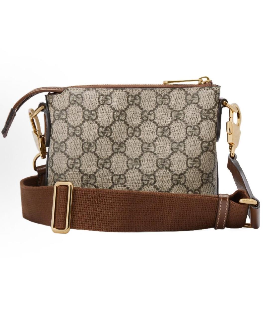 GUCCI Коричневая сумка через плечо, фото 4