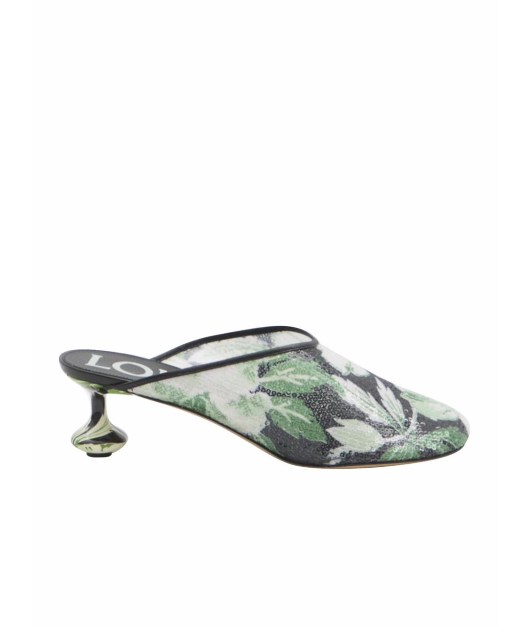 LOEWE Мульти синтетические мюли, фото 1