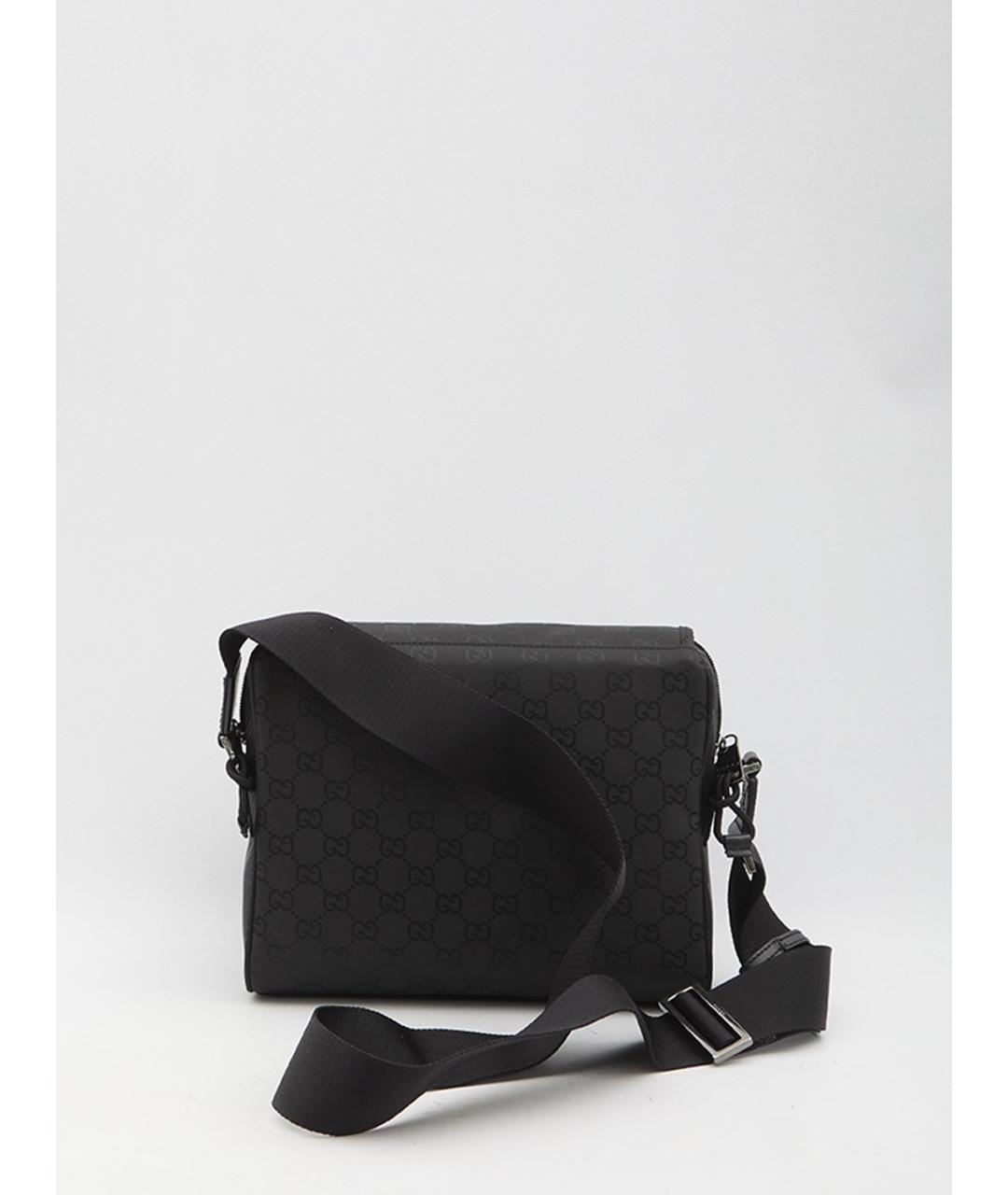 GUCCI Черная синтетическая сумка на плечо, фото 3