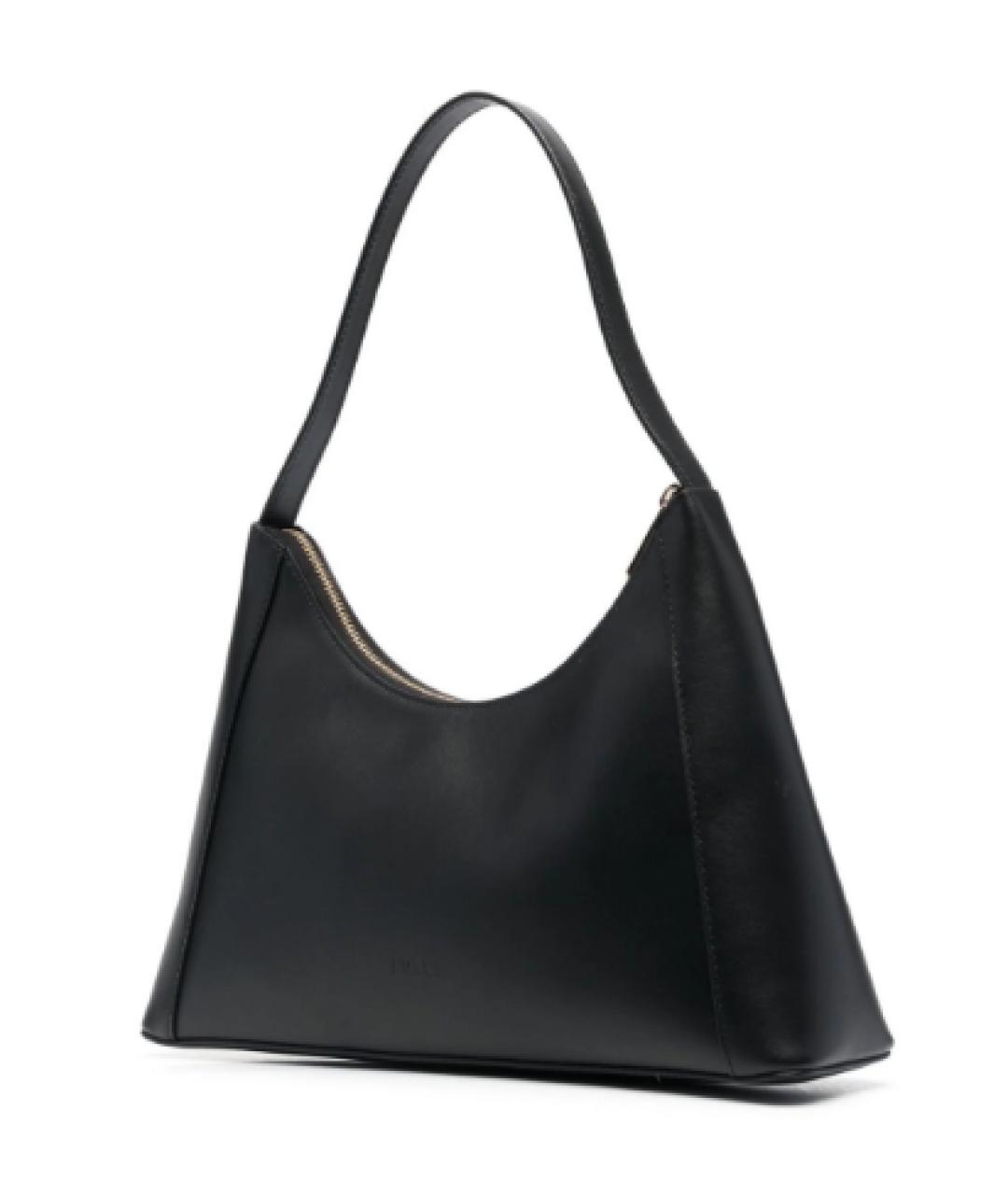 FURLA Черная кожаная сумка через плечо, фото 3