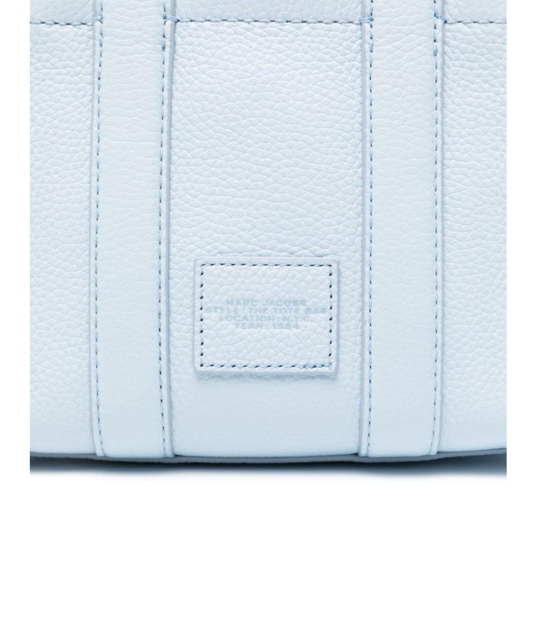 MARC JACOBS Голубая кожаная сумка тоут, фото 2