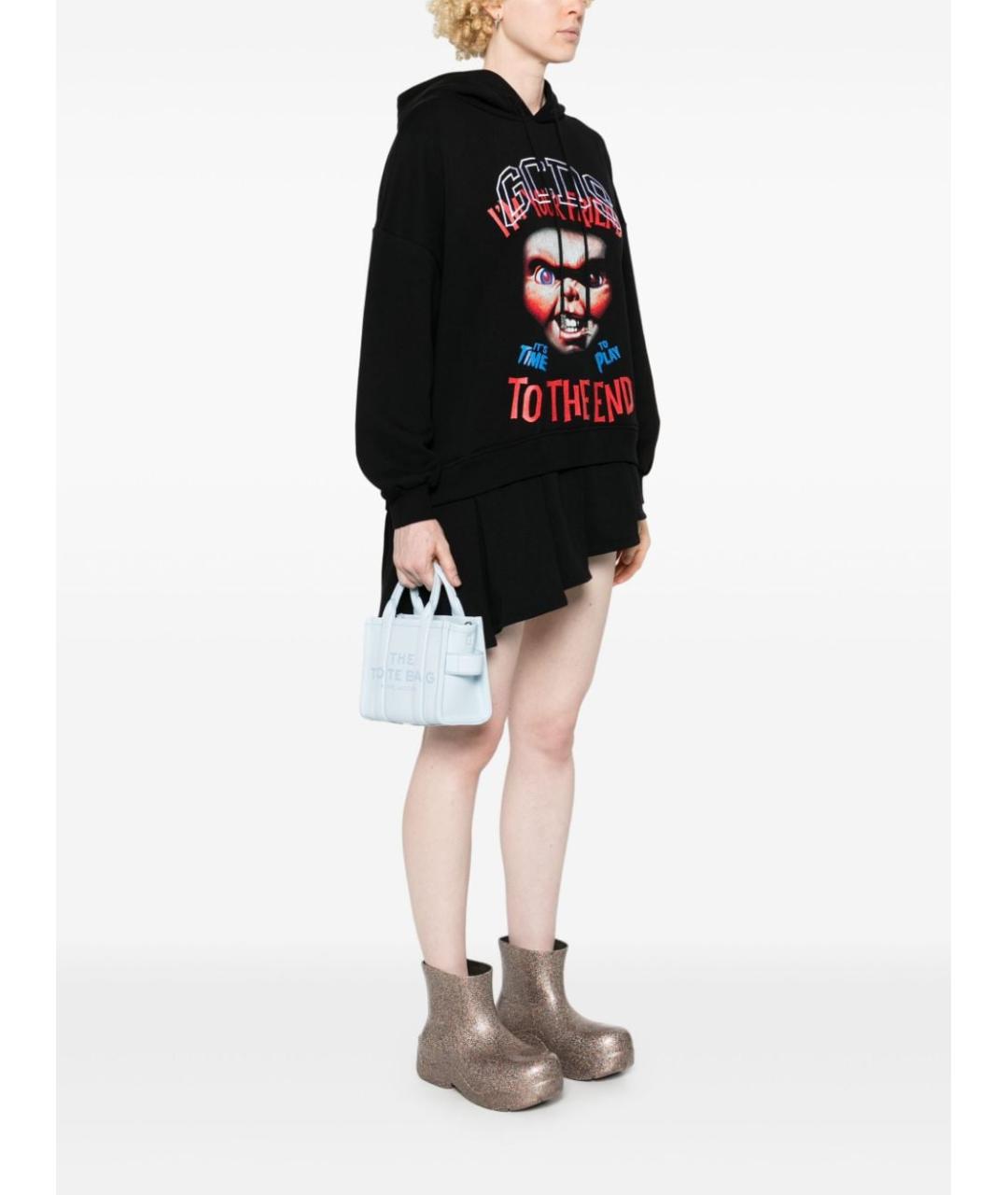 MARC JACOBS Голубая кожаная сумка тоут, фото 4