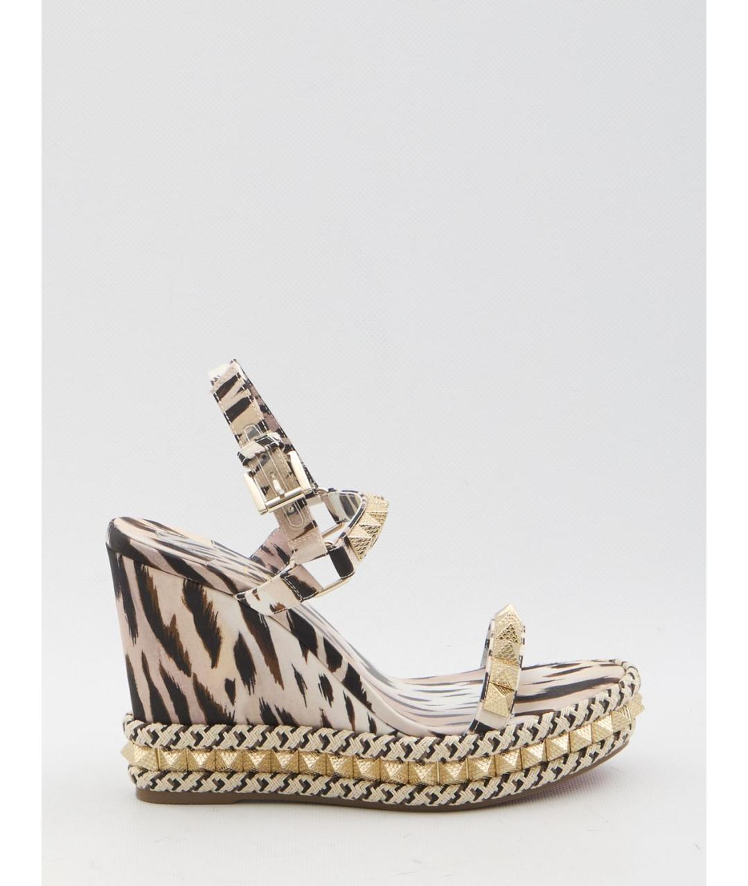 CHRISTIAN LOUBOUTIN Мульти босоножки, фото 6