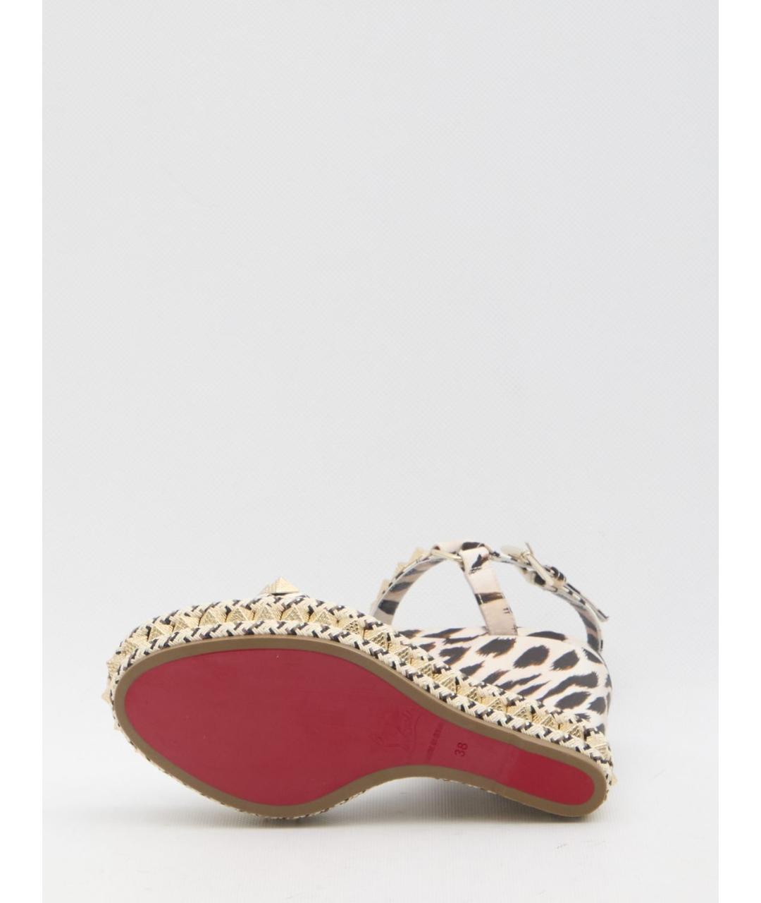 CHRISTIAN LOUBOUTIN Мульти босоножки, фото 4