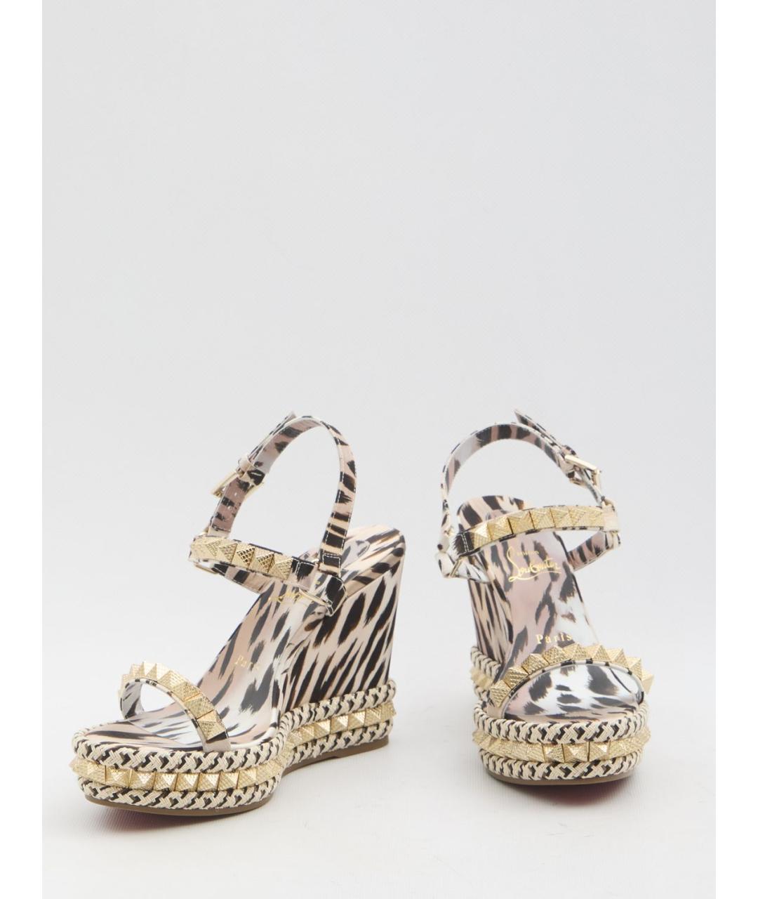 CHRISTIAN LOUBOUTIN Мульти босоножки, фото 5