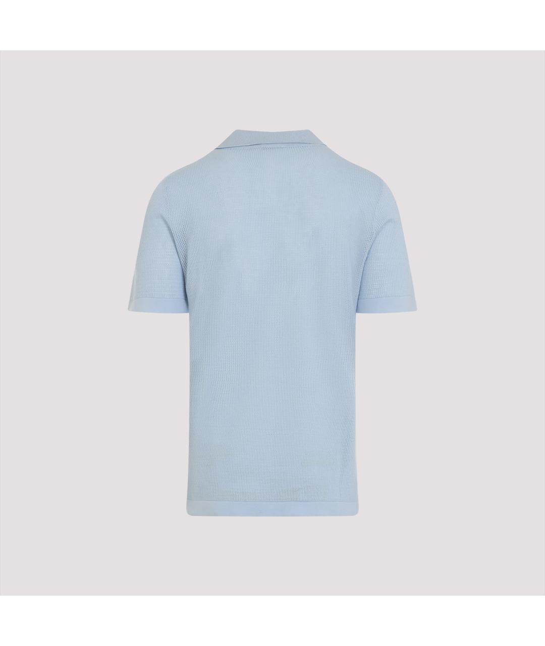 KITON Синяя хлопковая футболка, фото 2