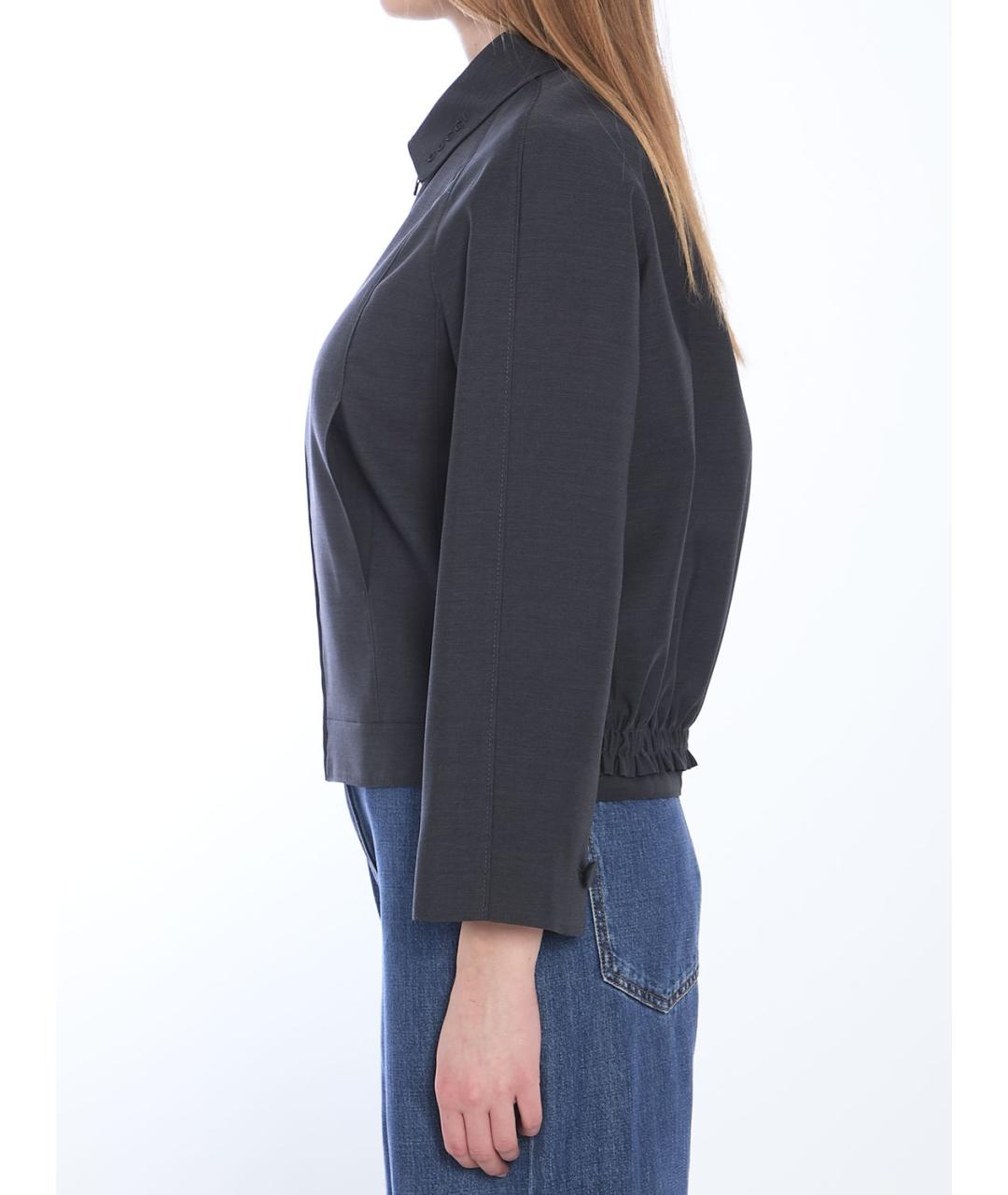 GUCCI Серая шерстяная куртка, фото 4