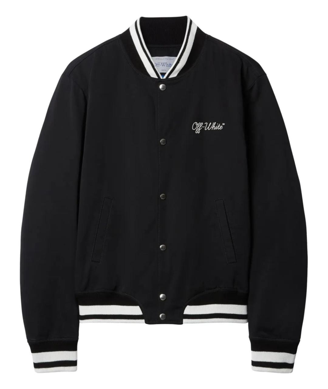 OFF-WHITE Черная полиэстеровая куртка, фото 1
