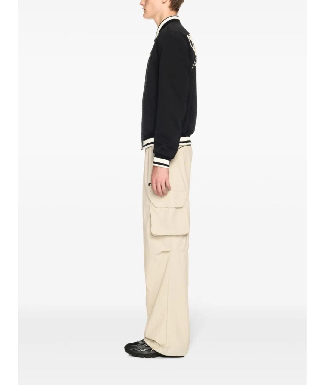 OFF-WHITE Черная полиэстеровая куртка, фото 3