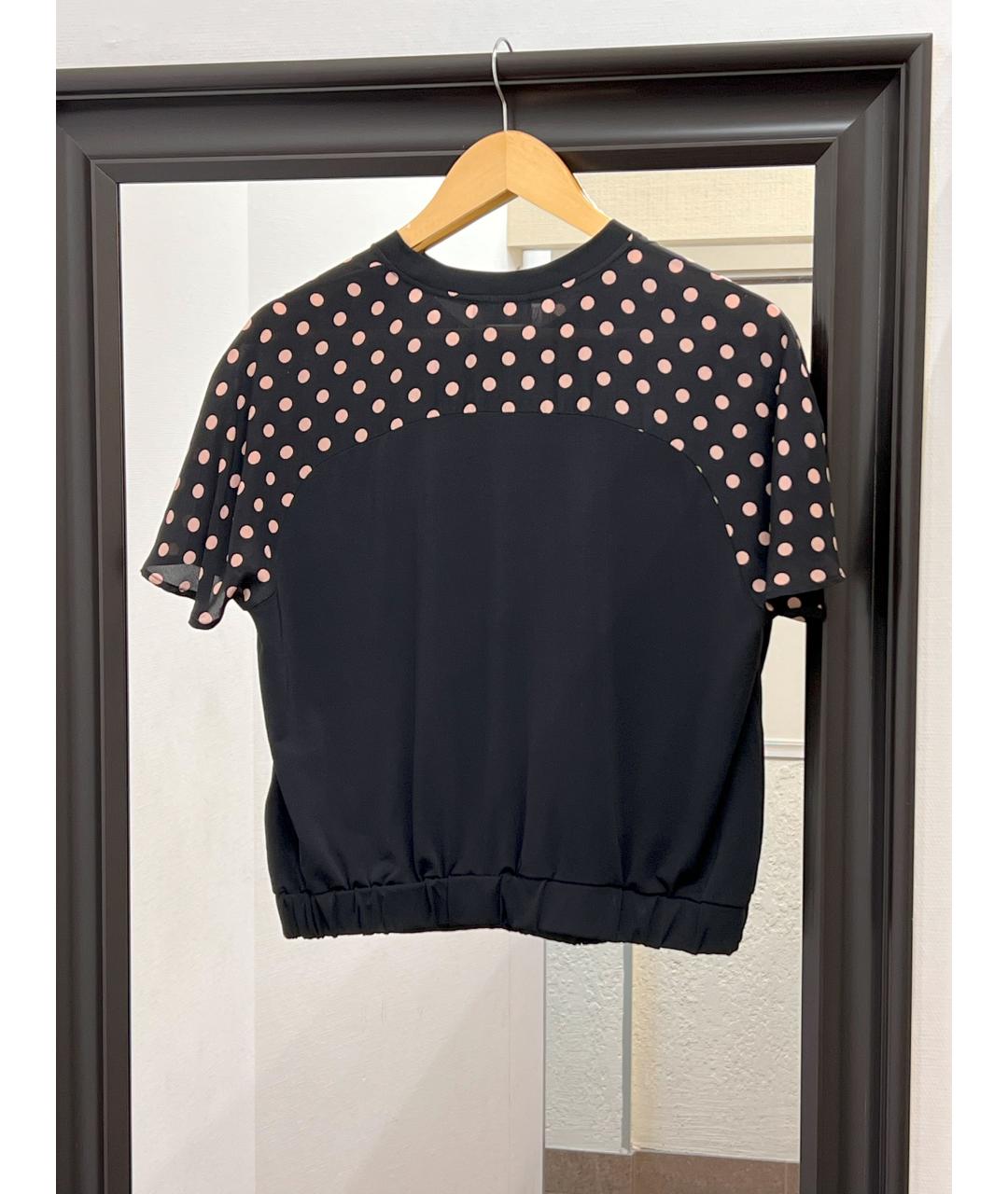 RED VALENTINO Черная блузы, фото 2