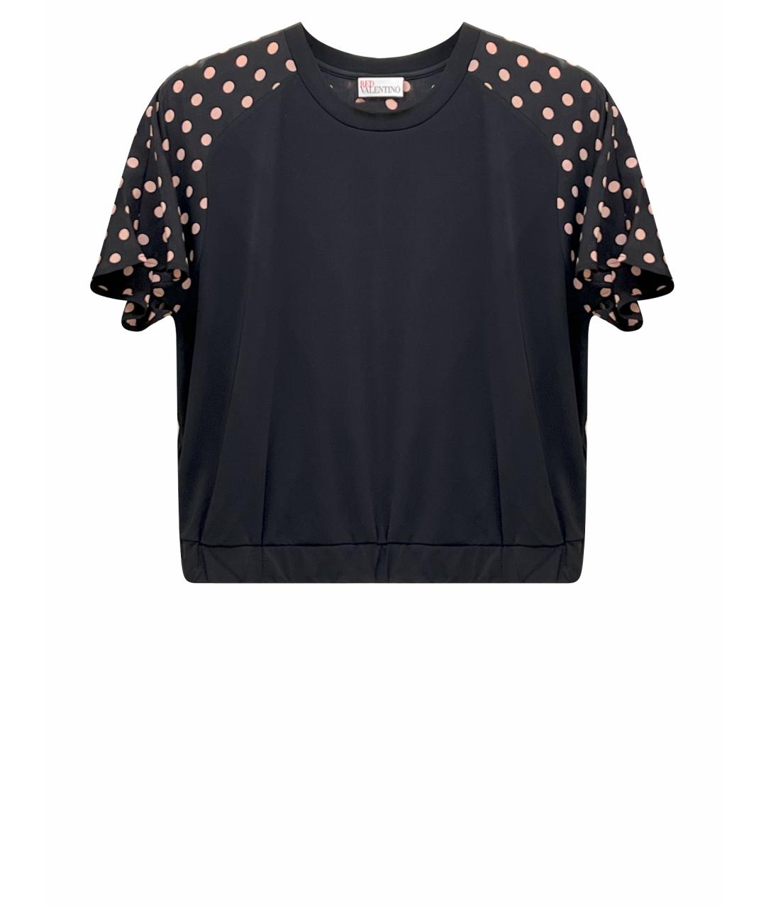 RED VALENTINO Черная блузы, фото 1