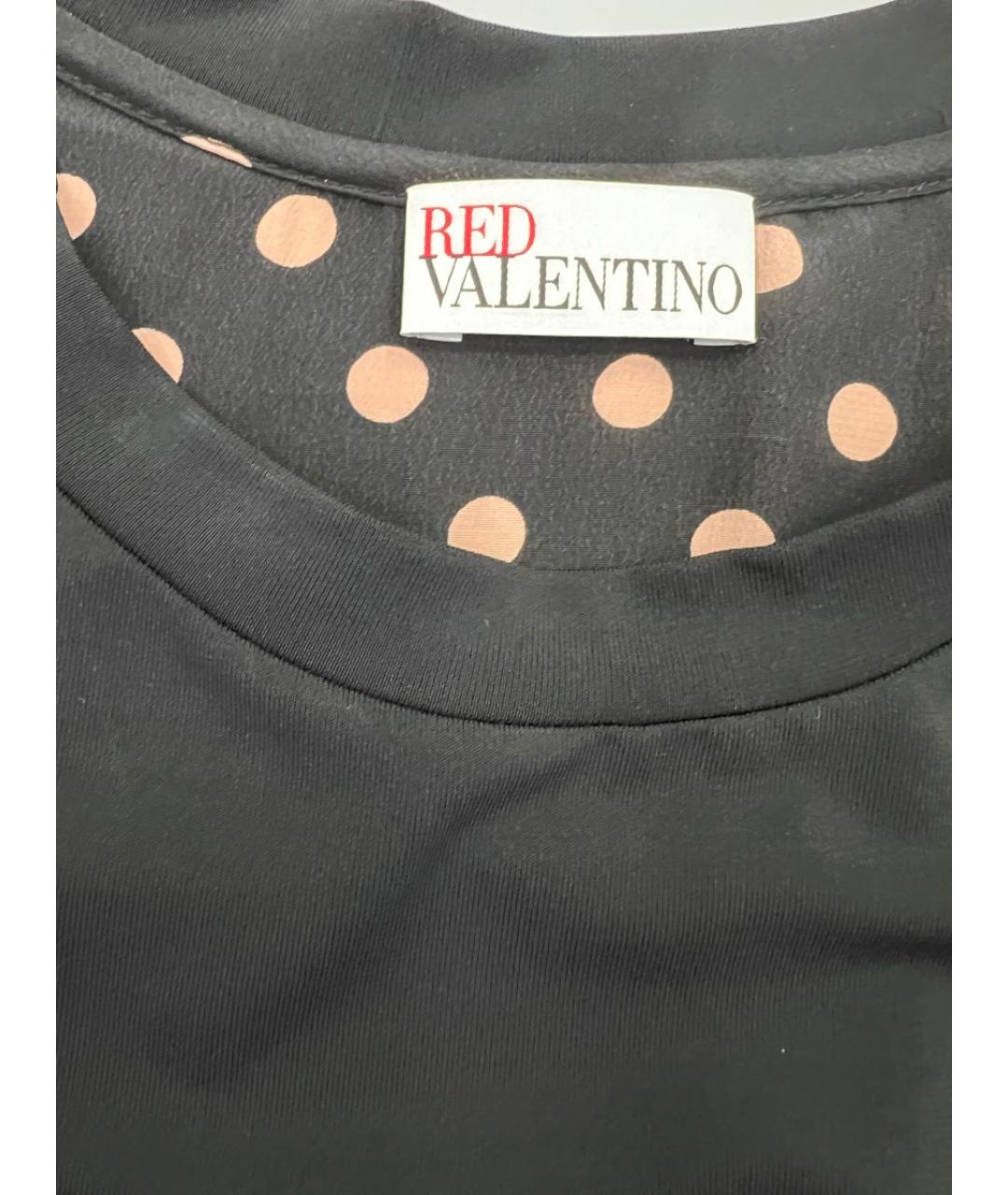 RED VALENTINO Черная блузы, фото 6