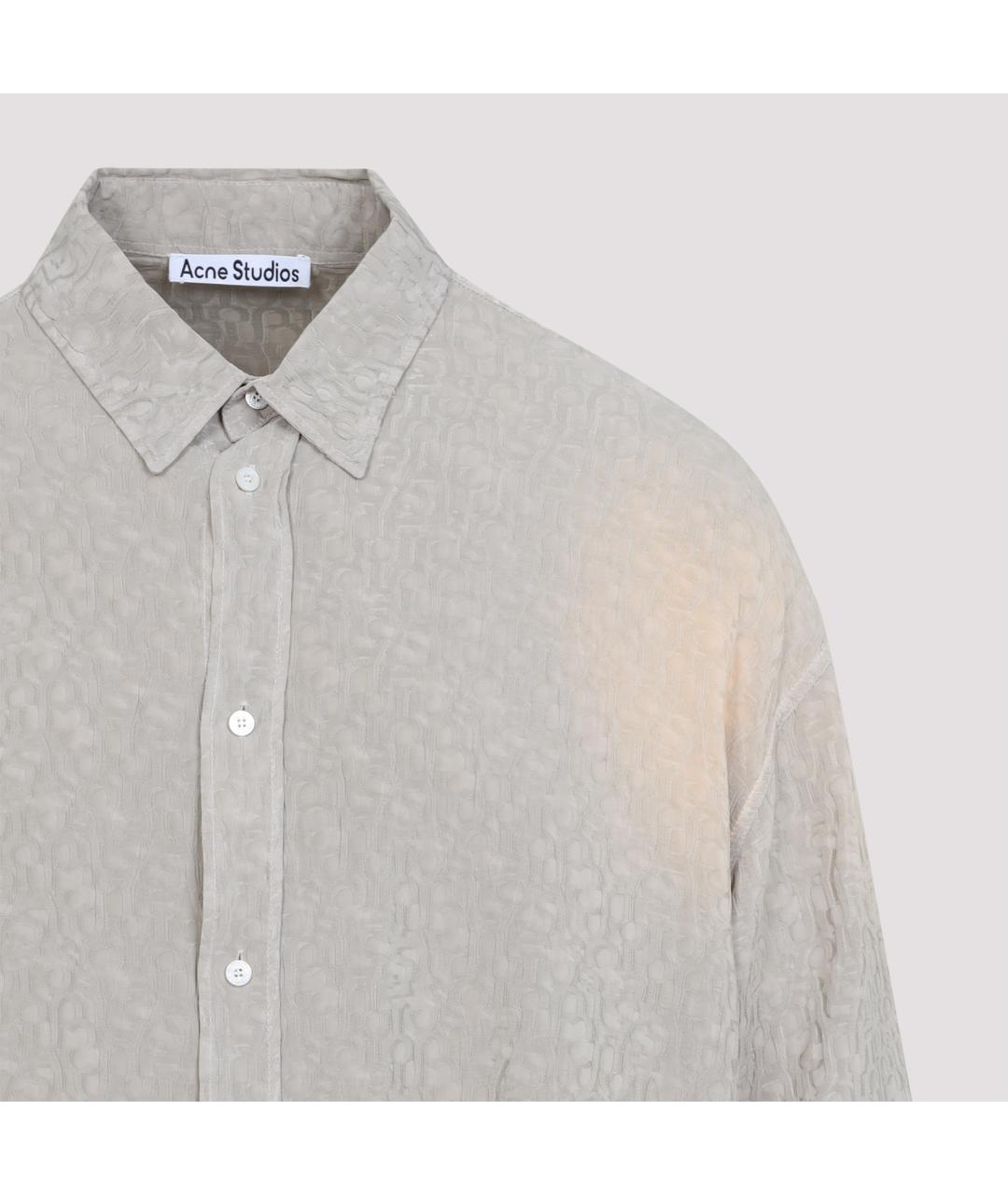 ACNE STUDIOS Серая кэжуал рубашка, фото 4