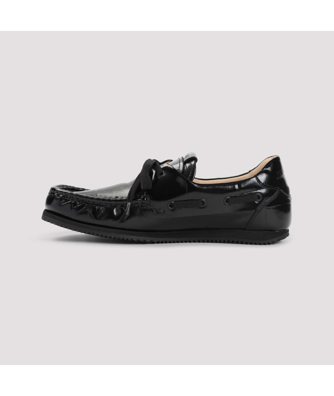 JACQUEMUS Черные кожаные лоферы, фото 3
