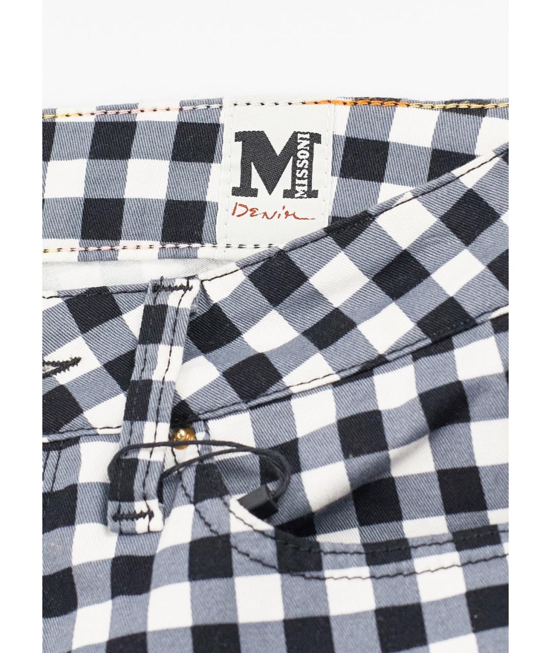 MISSONI Мульти хлопко-эластановые прямые брюки, фото 3