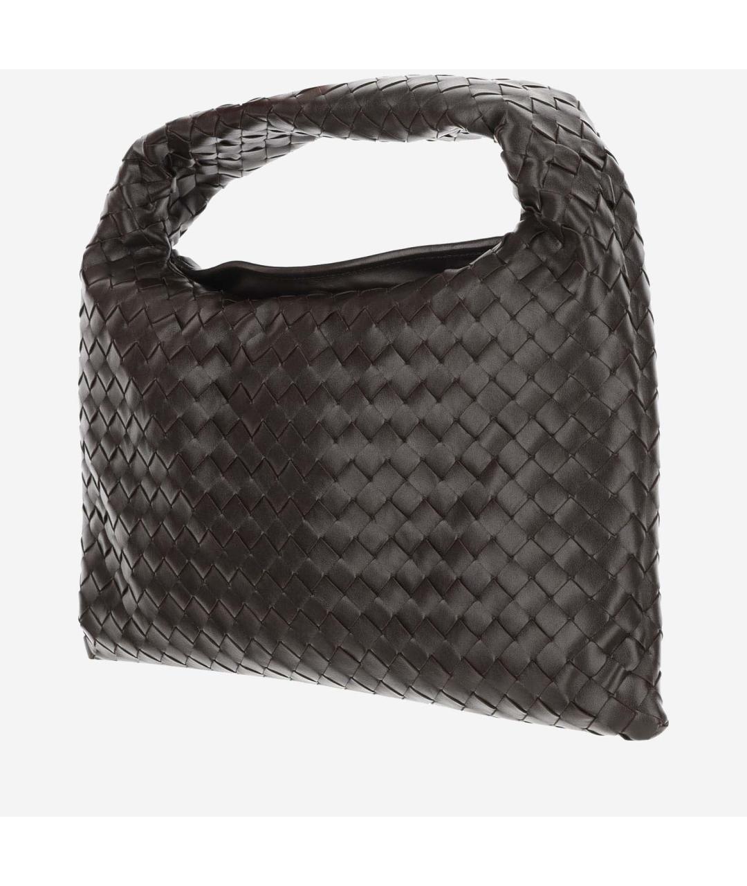 BOTTEGA VENETA Коричневая кожаная сумка через плечо, фото 2