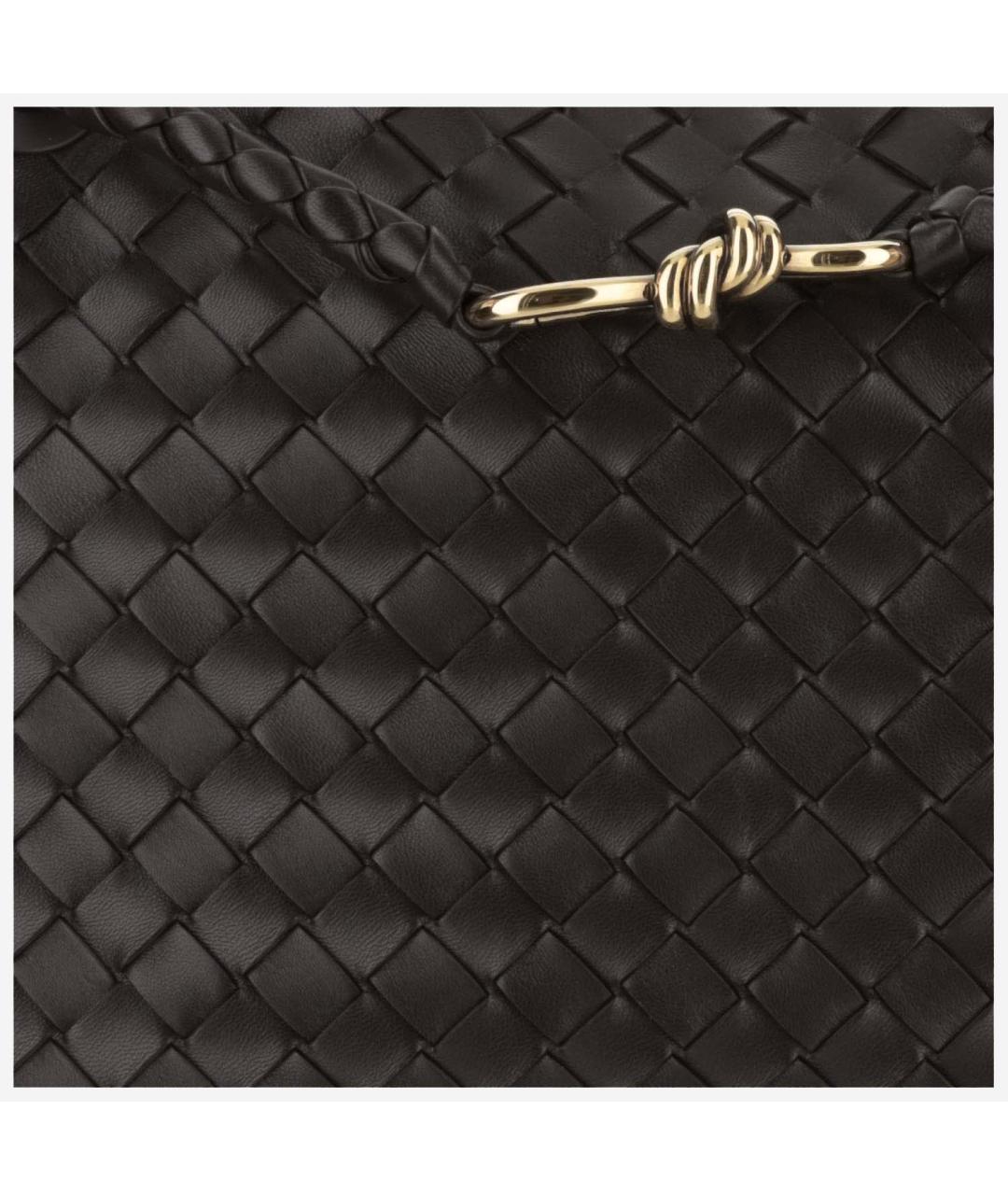 BOTTEGA VENETA Коричневая кожаная сумка тоут, фото 4