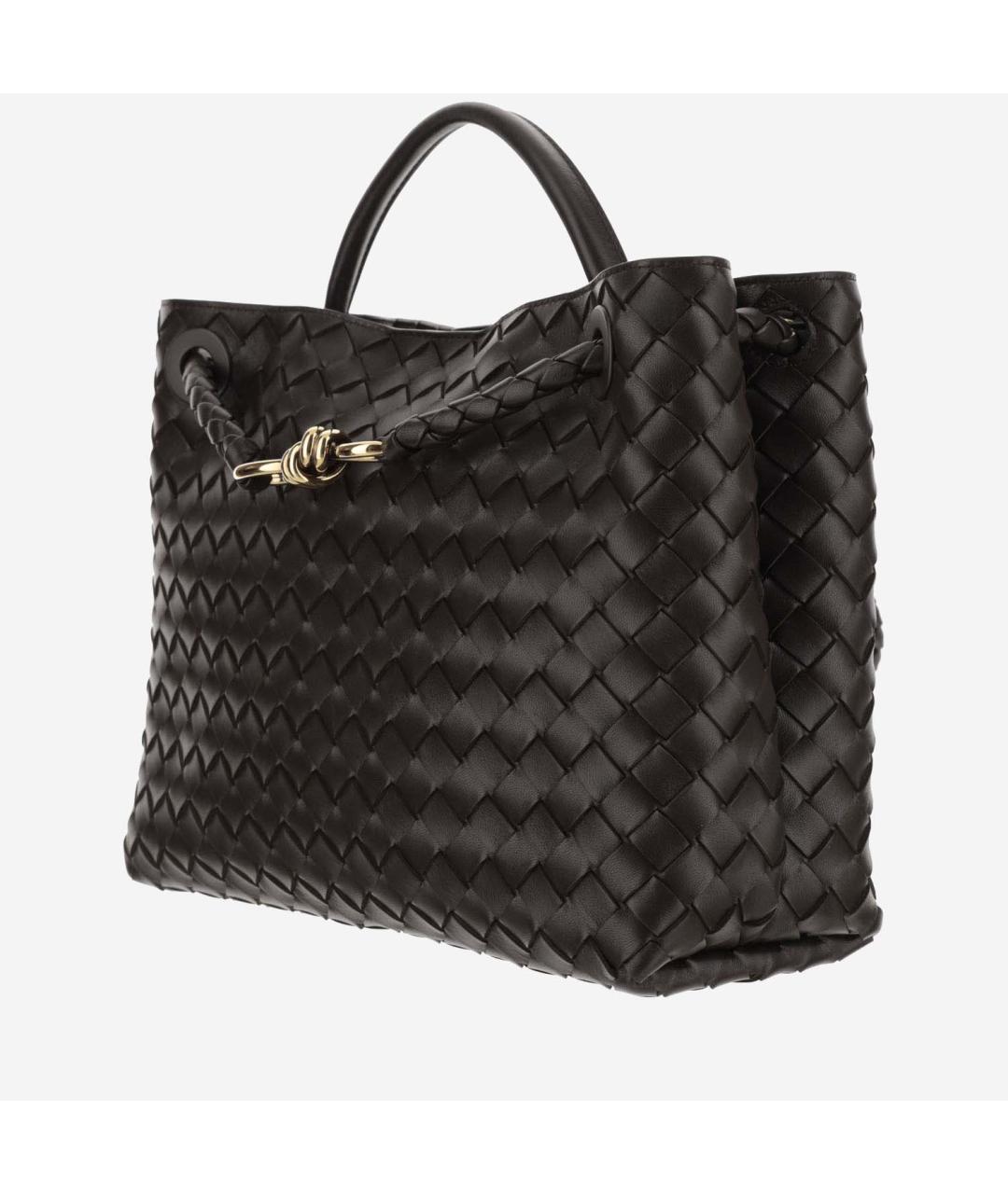BOTTEGA VENETA Коричневая кожаная сумка тоут, фото 2