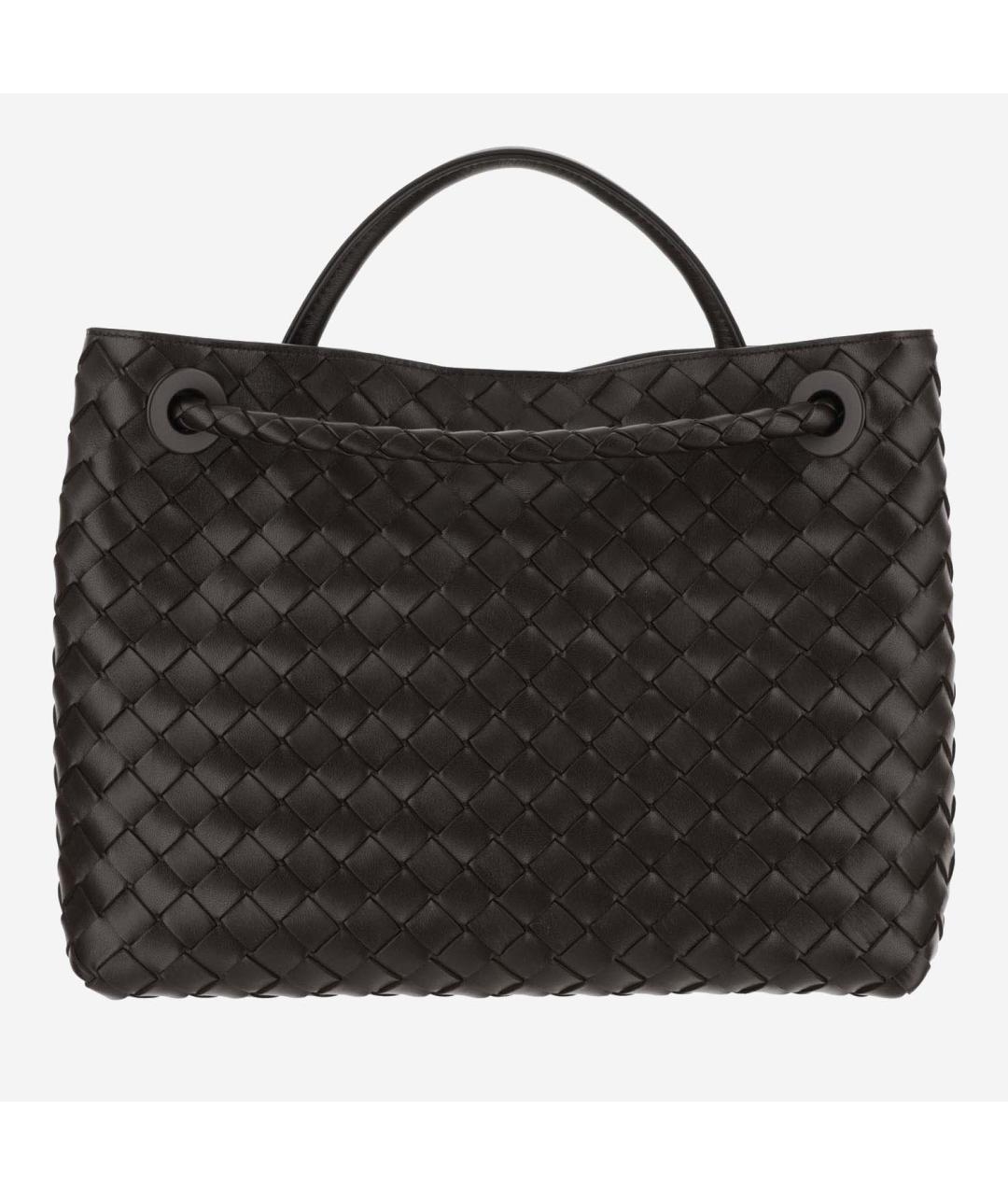 BOTTEGA VENETA Коричневая кожаная сумка тоут, фото 3