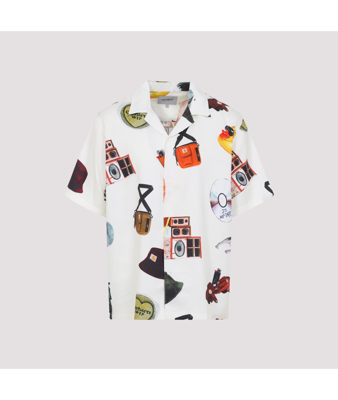 CARHARTT WIP Мульти хлопковая кэжуал рубашка, фото 2